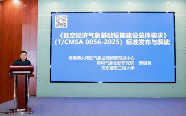 配资网络炒股配资 低空经济气象基建领域首个总体标准发布